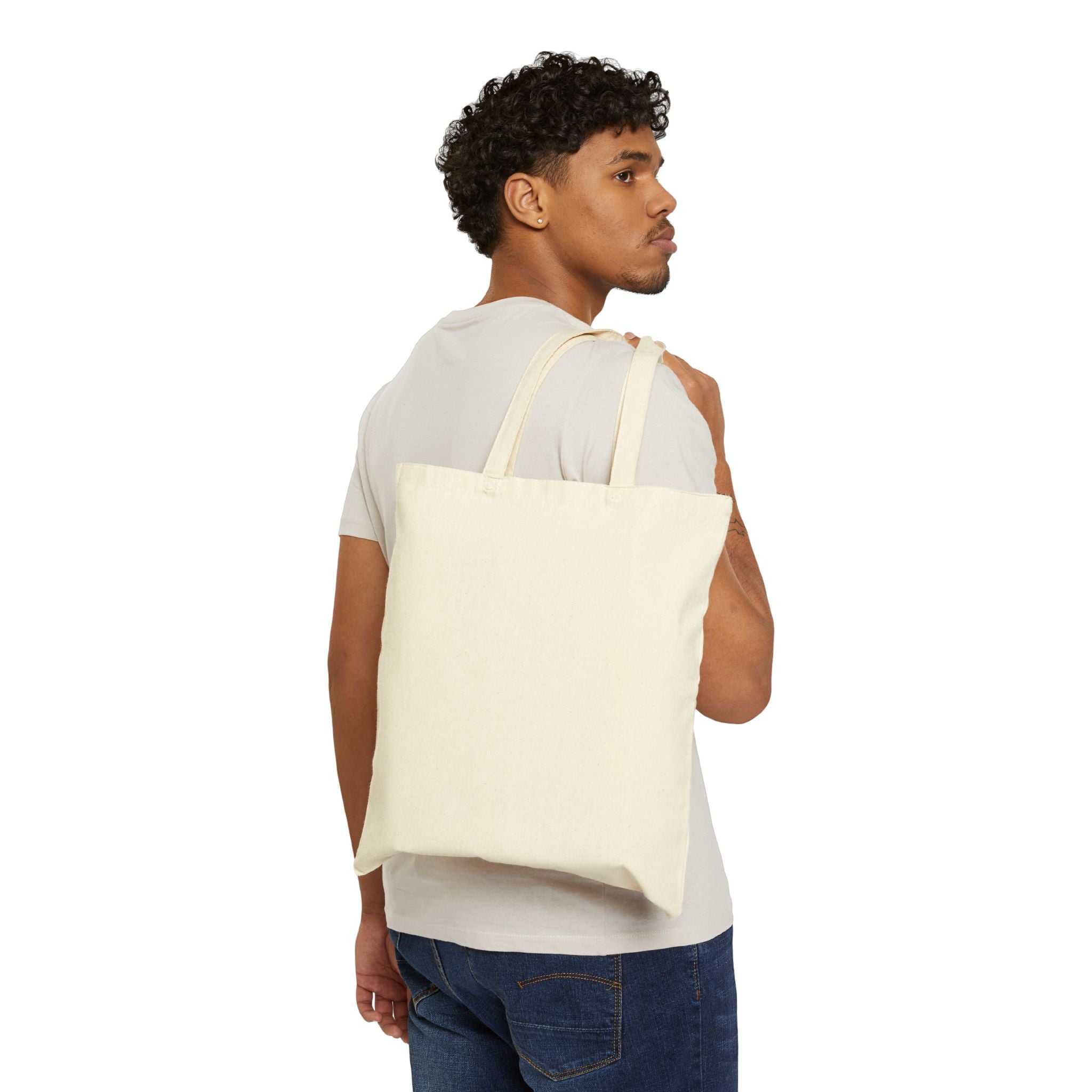 Fall in Love Canvas Tote — Autumn Pumpkin Leaves Grocery & Market Bag