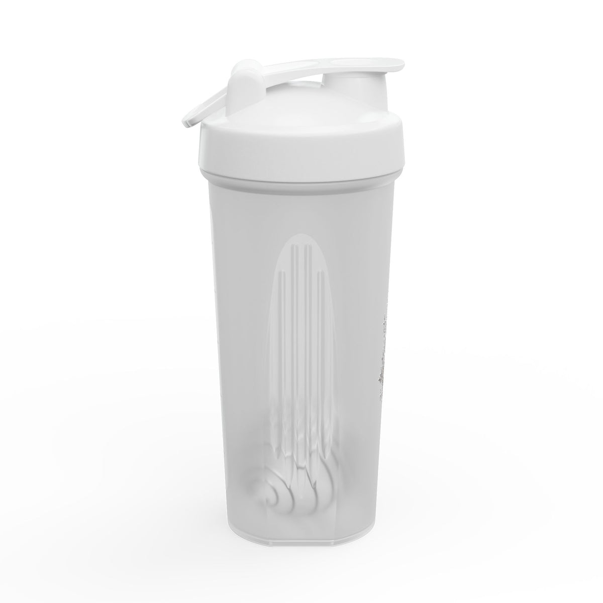 Protein Shaker Bottle — Floral Skull Design Fitness Shaker