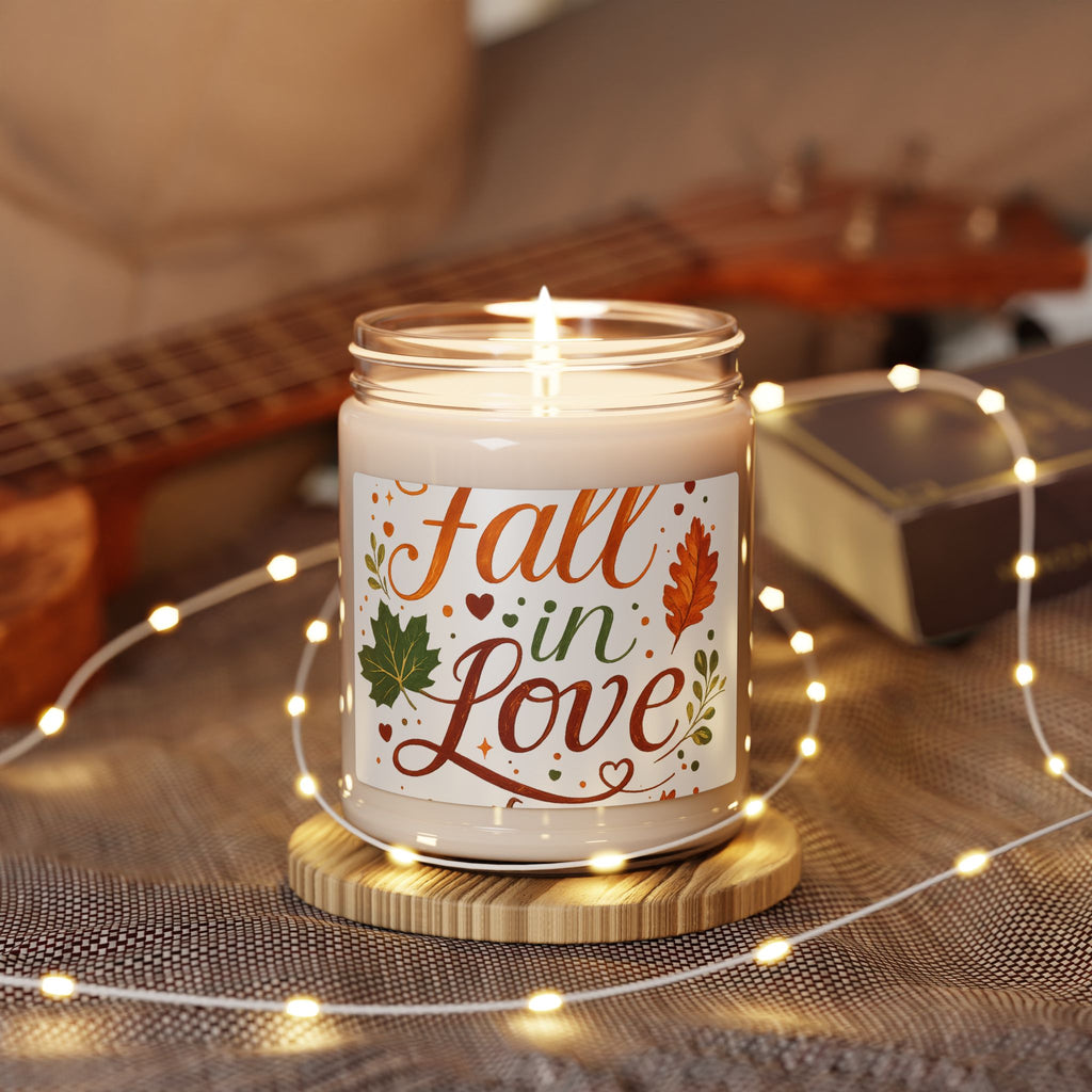 Fall in Love Soy Candle — 9oz Scented Autumn Candle