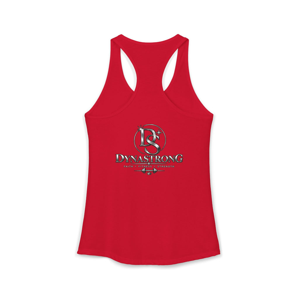 Women's Black  Racerback Raccecar Tank