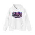 Retro Cybercar Hoodie — "Hit the Gas" Neon Vaporwave Streetwear