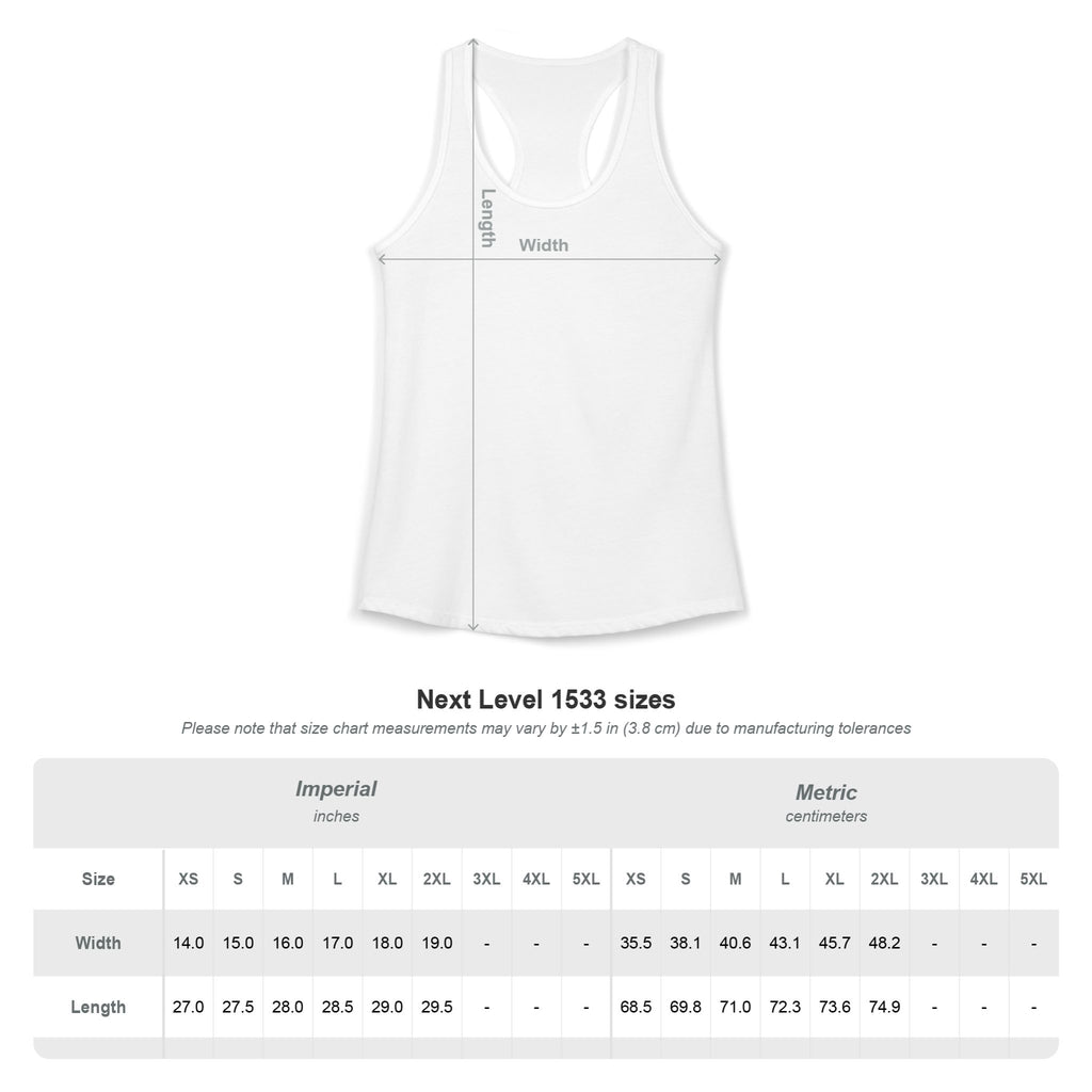 Women's Black  Racerback Raccecar Tank