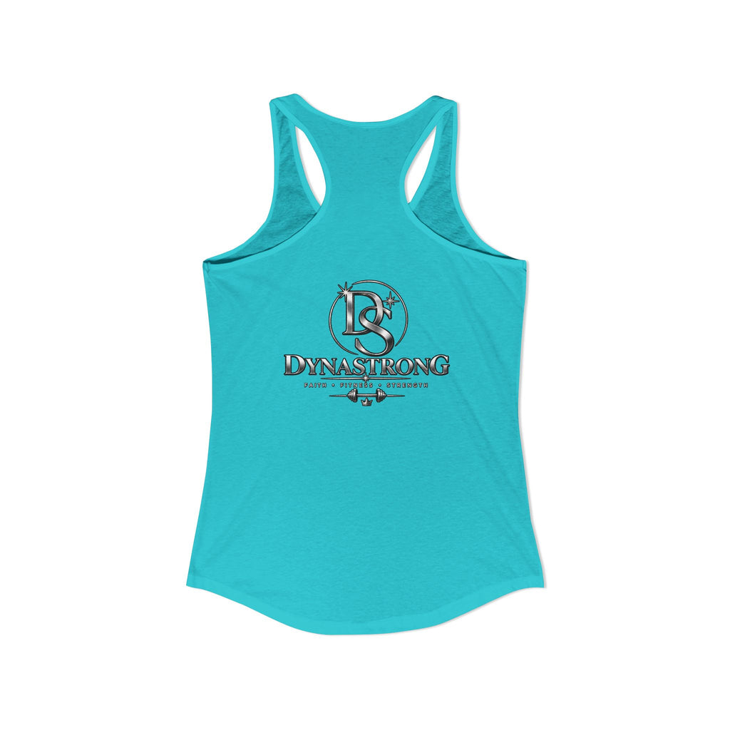 Women's Black  Racerback Raccecar Tank