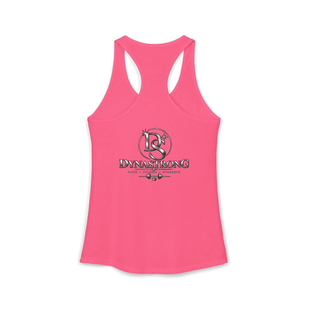 Women's Black  Racerback Raccecar Tank
