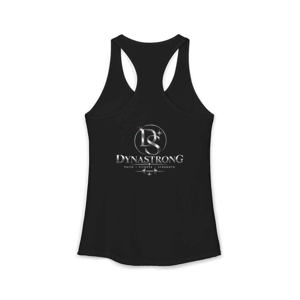 Women's Black  Racerback Raccecar Tank