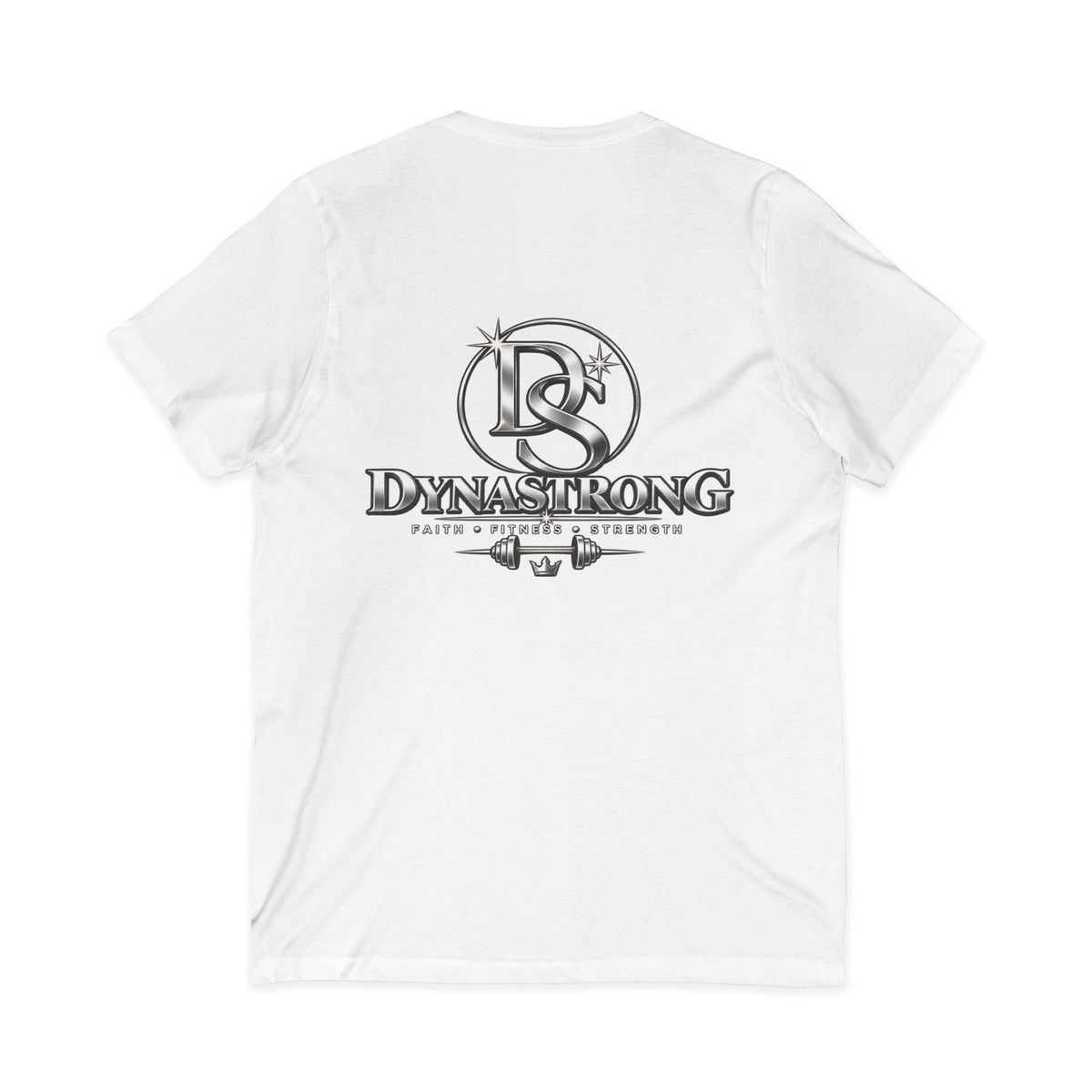 Life Is Scary Without Jesus V-Neck Tee — Womens Faith Graphic T-Shirt