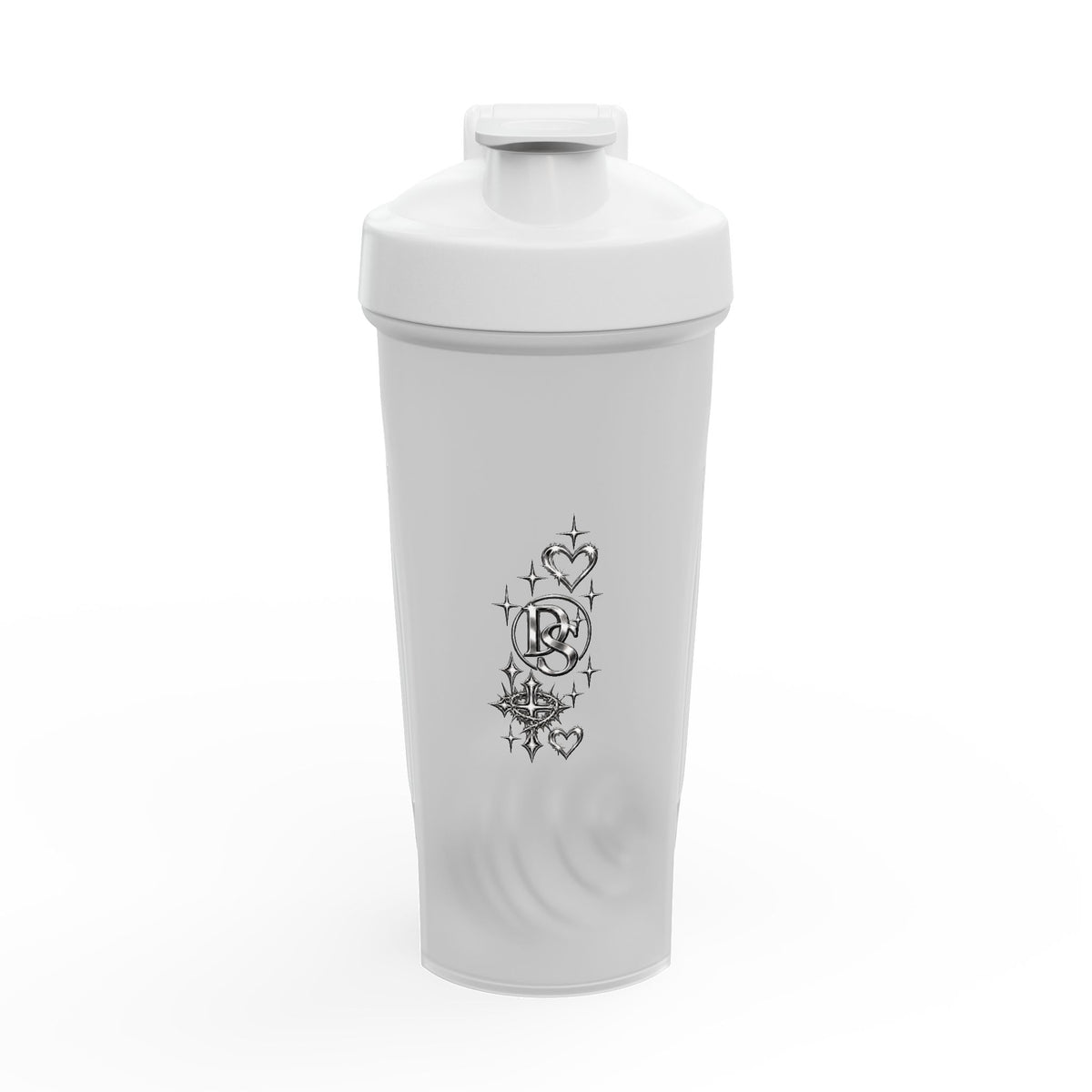 Protein Shaker Bottle — Floral Skull Design Fitness Shaker