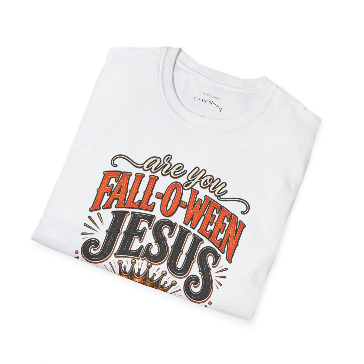 Fall-O-Ween Jesus T-Shirt — Funny Christian Pumpkin Fall Tee