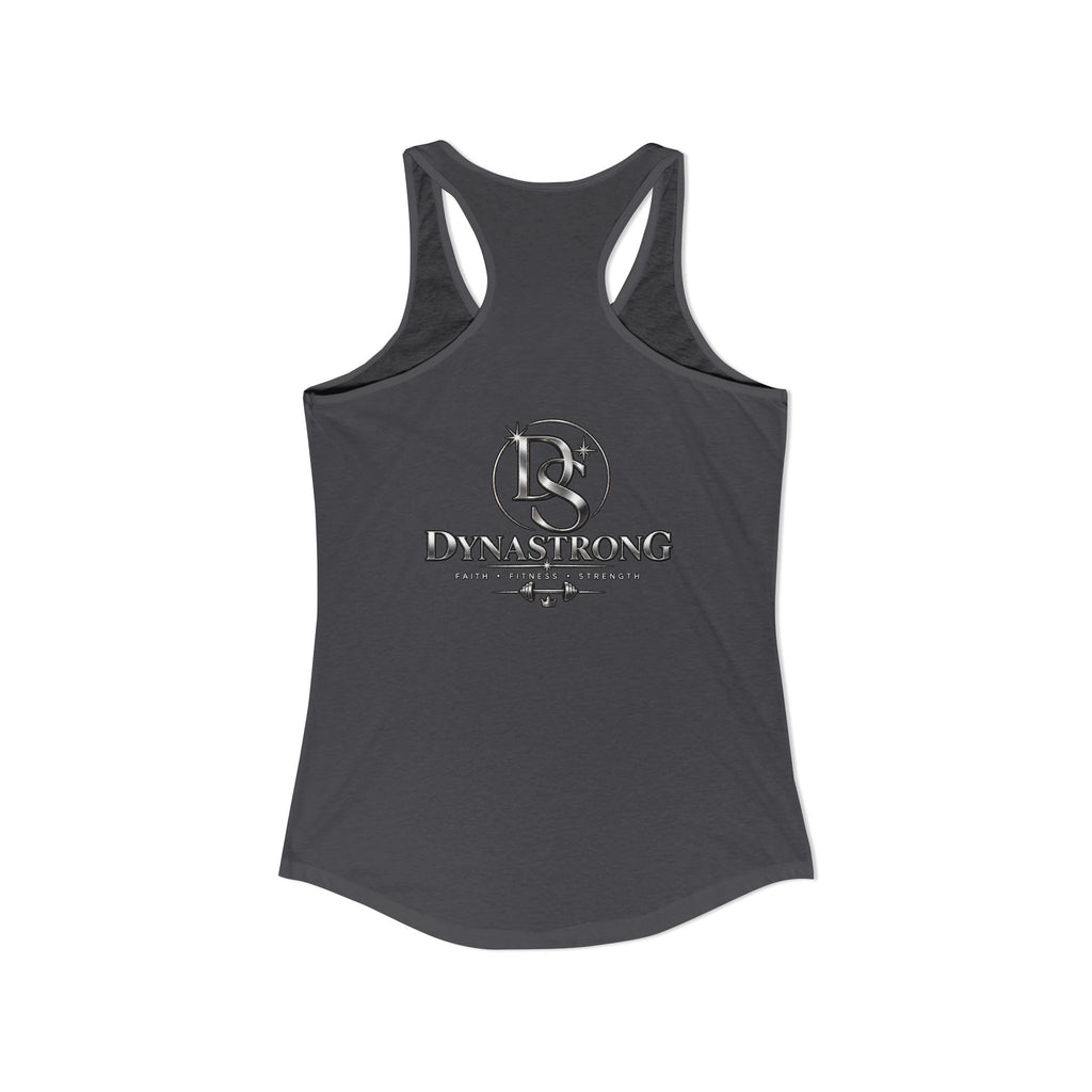 Women's Black  Racerback Raccecar Tank
