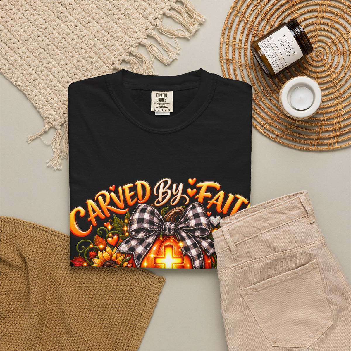 Carved by Faith Graphic T-Shirt