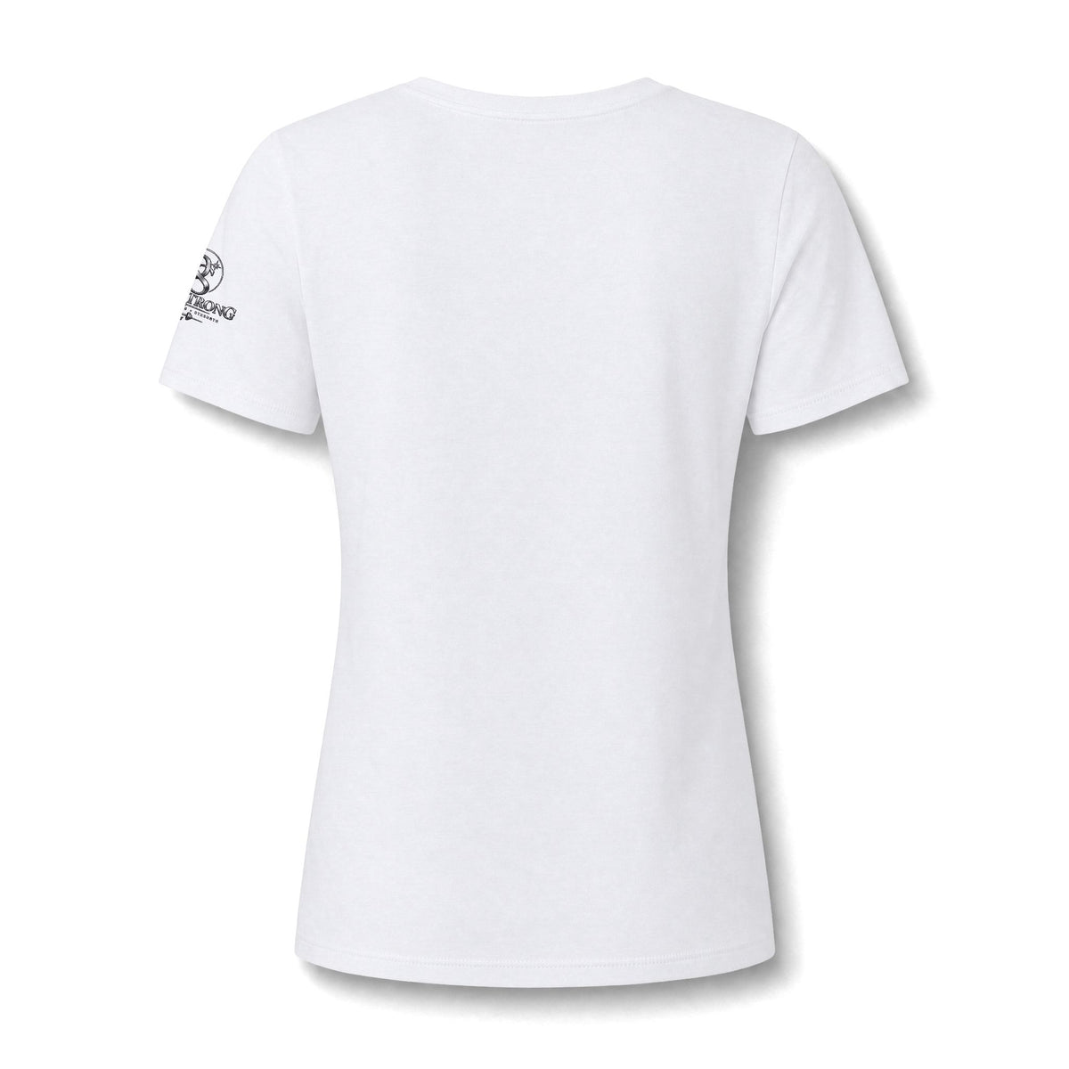 Women's V-Neck Tee — 'The Only Ghost I Follow Is The Holy Ghost' Vintage Halloween Graphic